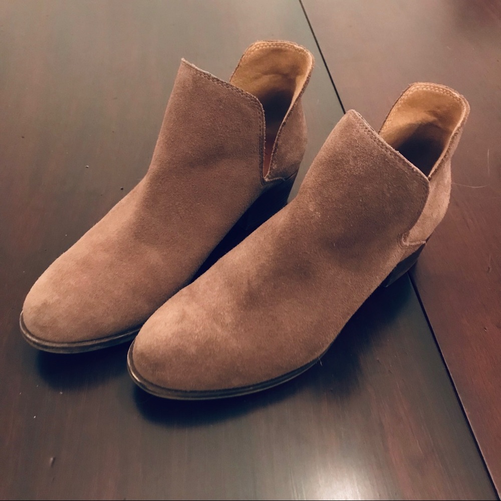 Lucky Brand Tan Ankle Boots